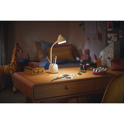 Philips - LED Prigušiva stolna lampa na dodir HAT LED/4,5W/5V 1800 mAh 3000/4000/5700K CRI 90
