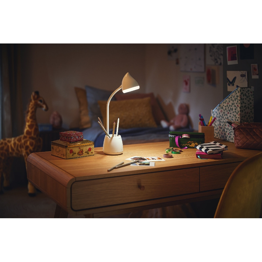 Philips - LED Prigušiva stolna lampa na dodir HAT LED/4,5W/5V 1800 mAh 3000/4000/5700K CRI 90