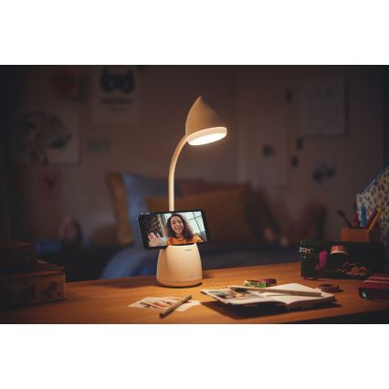 Philips - LED Prigušiva stolna lampa na dodir HAT LED/4,5W/5V 1800 mAh 3000/4000/5700K CRI 90