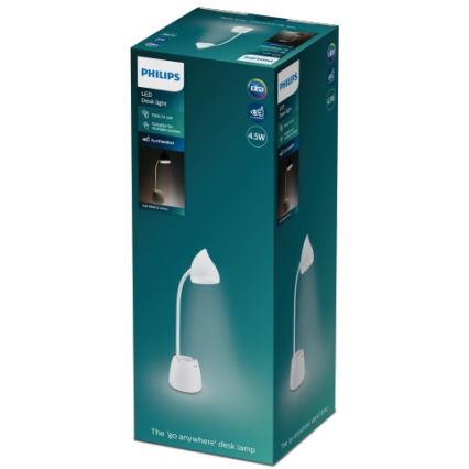Philips - LED Prigušiva stolna lampa na dodir HAT LED/4,5W/5V 1800 mAh 3000/4000/5700K CRI 90