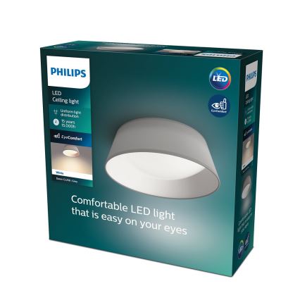 Philips - LED Stropna svjetiljka LED/14W/230V smeđa