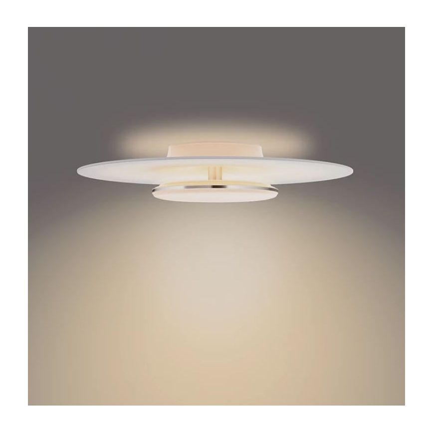 Philips- LED stropna svjetiljka s prigušivanjem SCENE SWITCH LED/40W/230V 2700K srebrna
