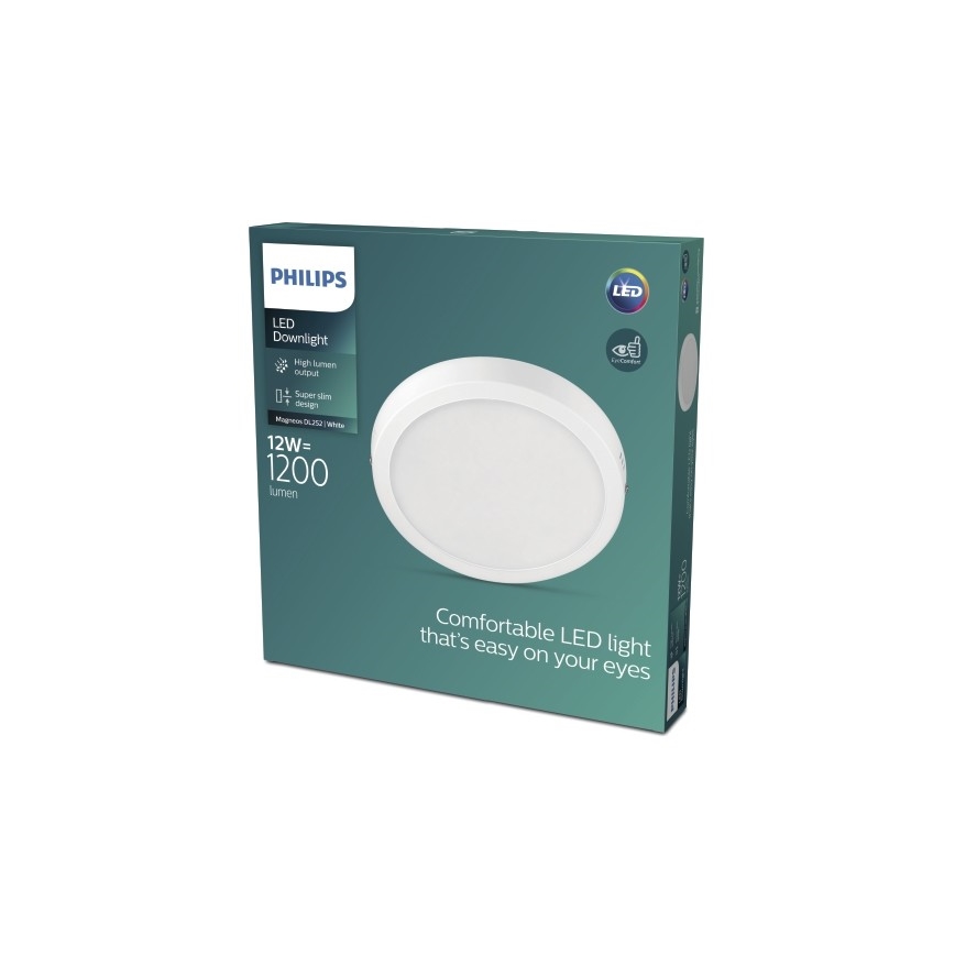 Philips - LED Stropna svjetiljka LED/12W/230V 2700K bijela