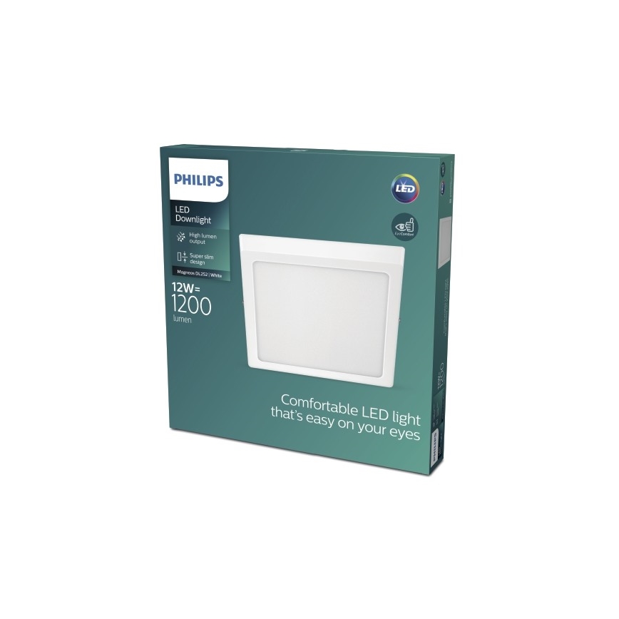 Philips - LED Stropna svjetiljka LED/12W/230V 2700K bijela