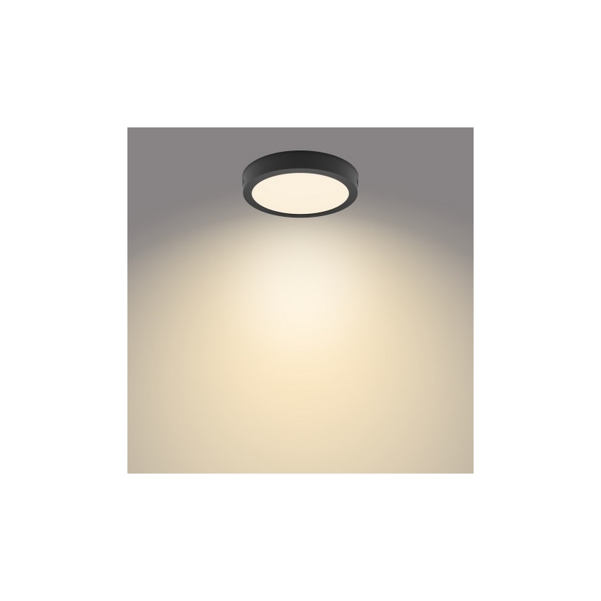Philips - LED Stropna svjetiljka LED/12W/230V 2700K crna