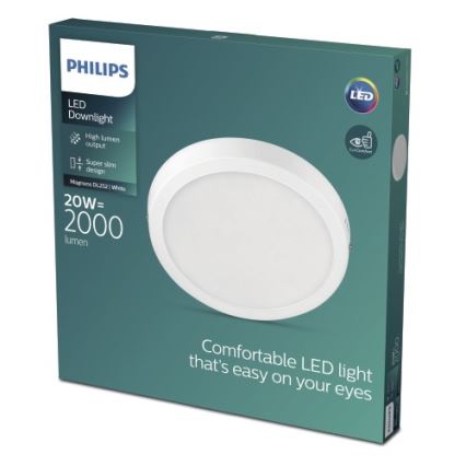 Philips - LED Stropna svjetiljka LED/20W/230V 2700K bijela