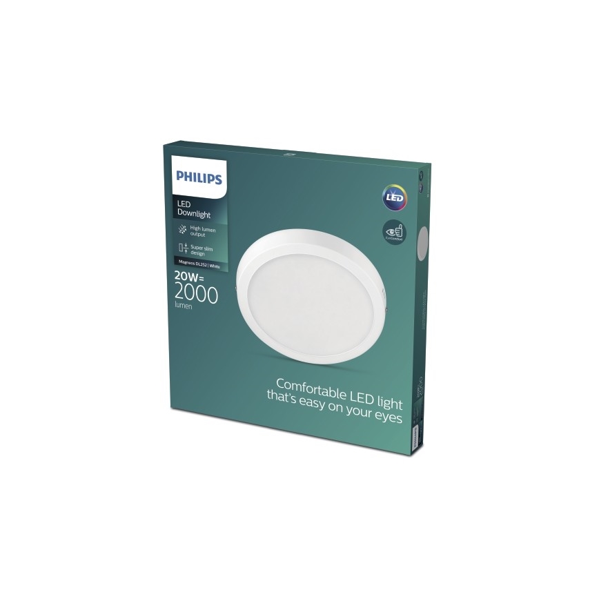 Philips - LED Stropna svjetiljka LED/20W/230V 2700K bijela