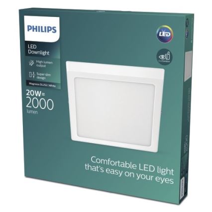 Philips - LED Stropna svjetiljka LED/20W/230V 2700K bijela