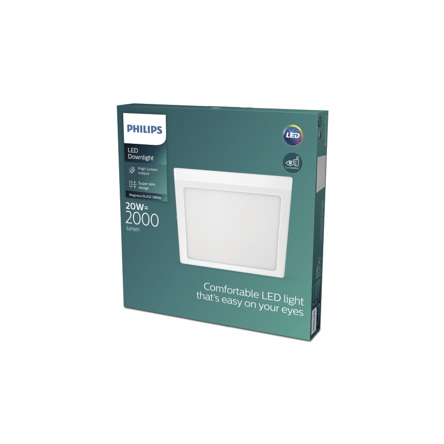 Philips - LED Stropna svjetiljka LED/20W/230V 2700K bijela