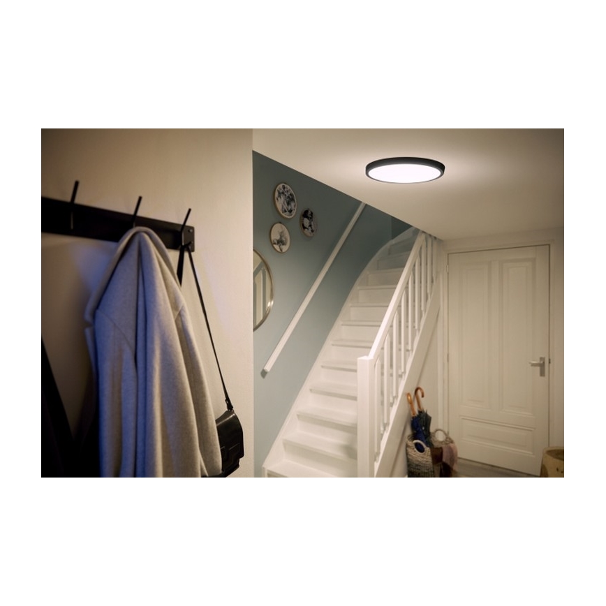 Philips - LED Stropna svjetiljka LED/20W/230V 2700K crna