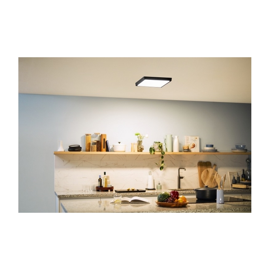 Philips - LED Stropna svjetiljka LED/20W/230V 2700K crna
