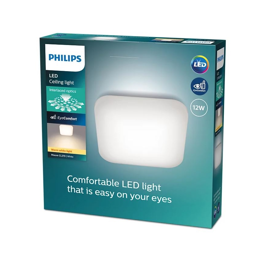 Philips - LED Stropna svjetiljka LED/12W/230V 2700K