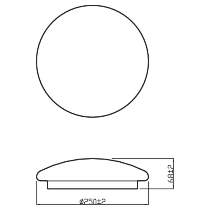 Philips - LED Stropna svjetiljka MOIRE CL200 LED/10W/230V