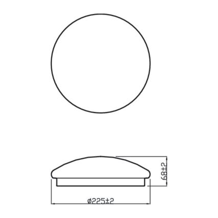 Philips - LED Stropna svjetiljka MOIRE CL200 LED/6W/230V