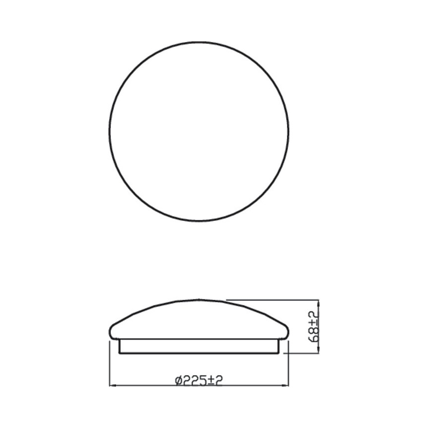 Philips - LED Stropna svjetiljka MOIRE CL200 LED/6W/230V