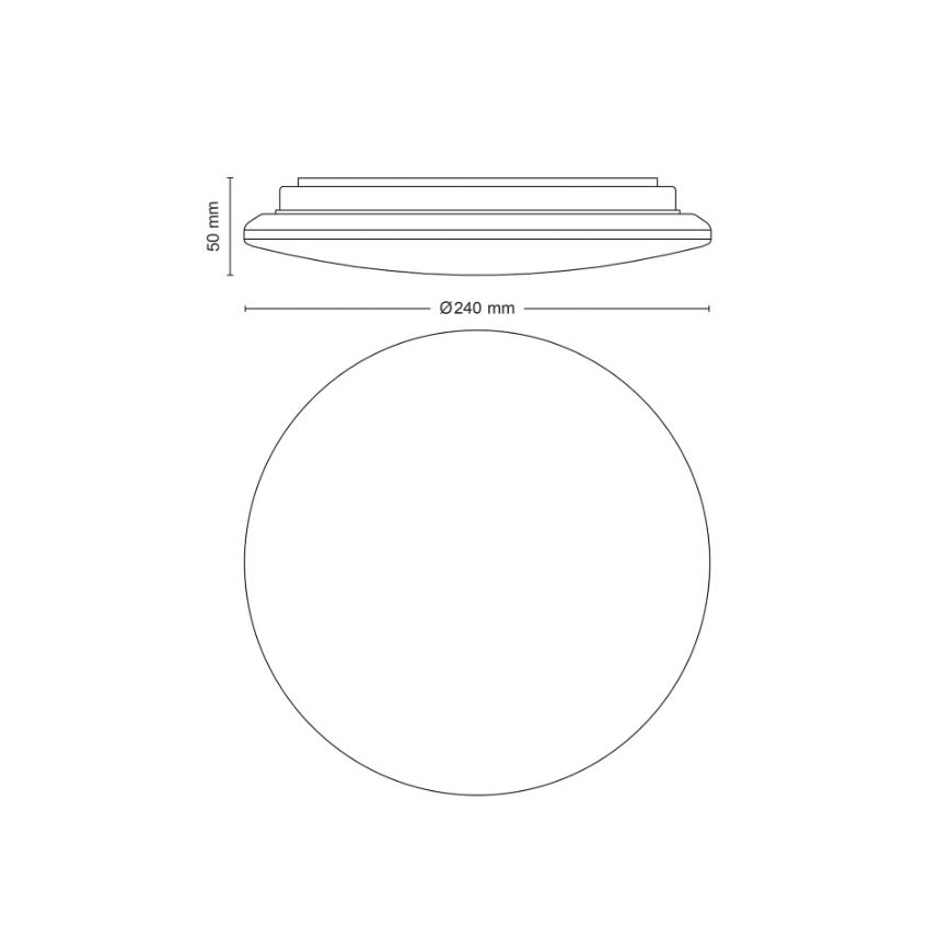 Philips - LED stropna svjetiljka MOIRE LED/10W/230V 2700K Ø 24 cm