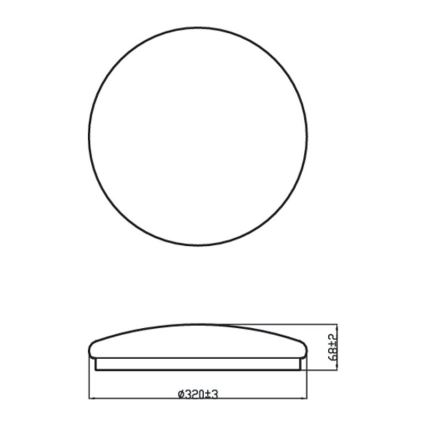 Philips - LED Stropna svjetiljka MOIRE LED/17W/230V