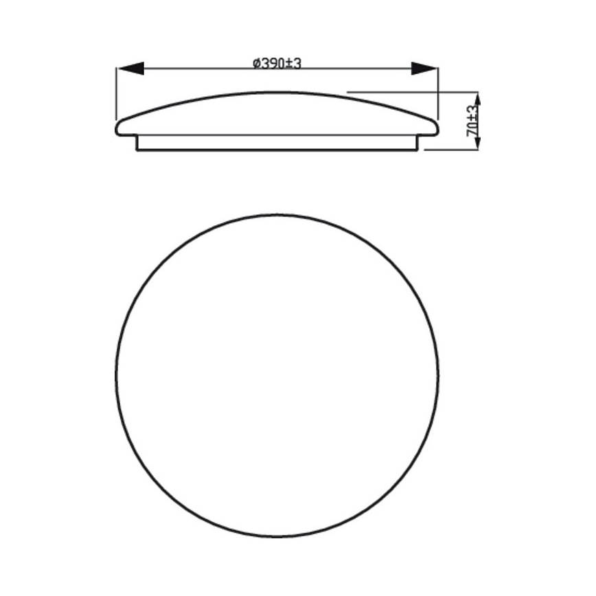 Philips - LED Stropna svjetiljka LED/20W/230V 4000K