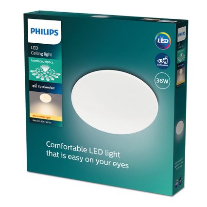 Philips - LED Stropna svjetiljka MOIRE LED/36W/230V 2700K