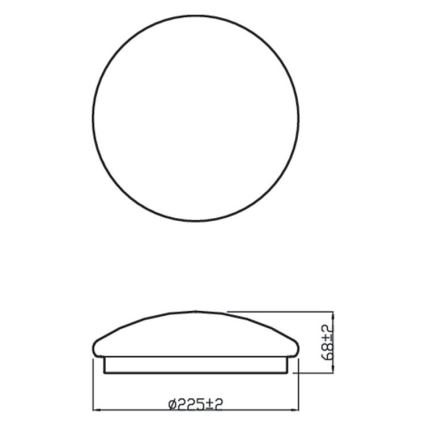 Philips - LED Stropna svjetiljka MOIRE LED/6W/230V