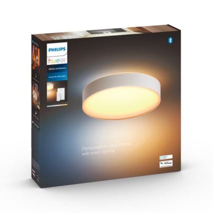 Philips - Hue LED prigušiva stropna svjetiljka LED/19,2W/230V 2200-6500K Ø 381 mm bijela + daljinski upravljač