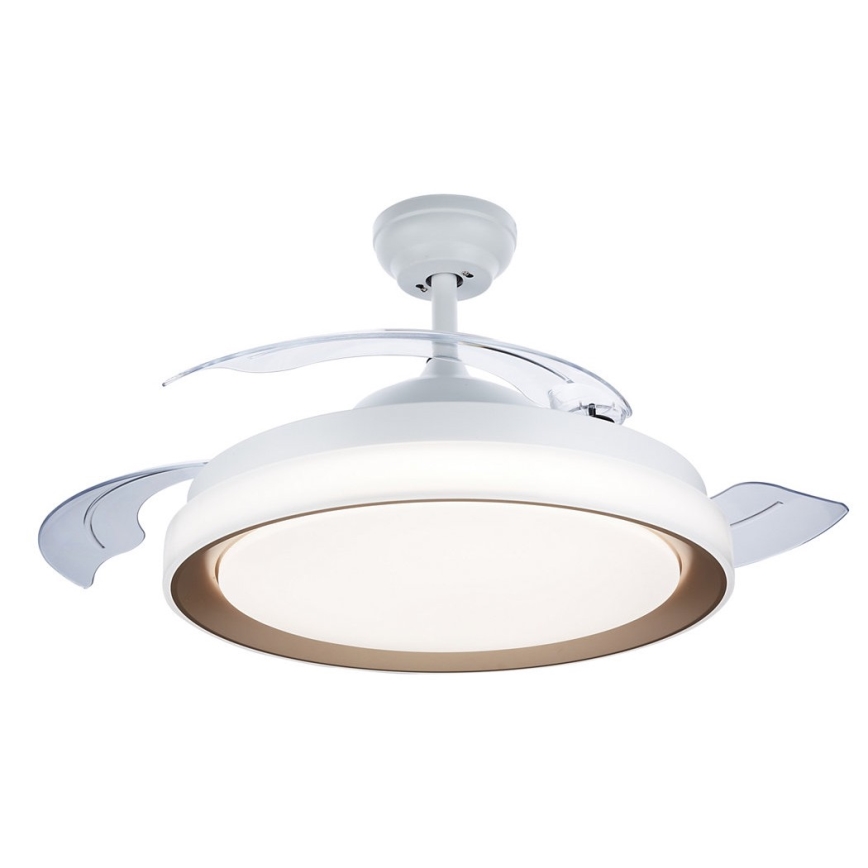 Philips - LED stropna svjetiljka s ventilatorom LED/35W/230V 5500/4000/2700K zlatna + daljinski upravljač