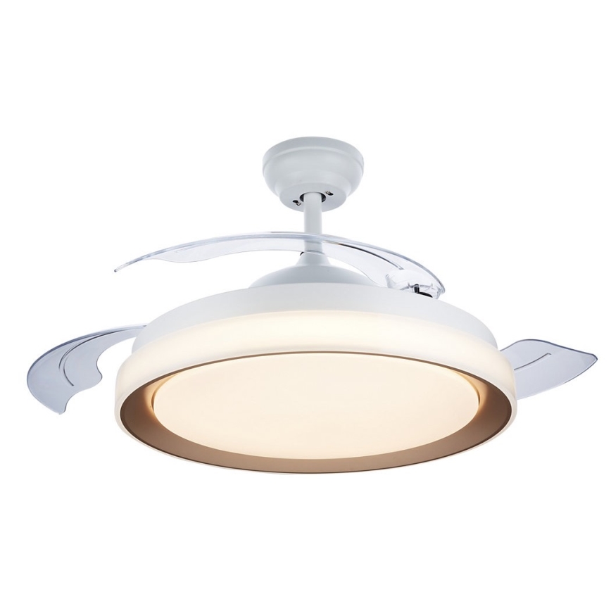 Philips - LED stropna svjetiljka s ventilatorom LED/35W/230V 5500/4000/2700K zlatna + daljinski upravljač