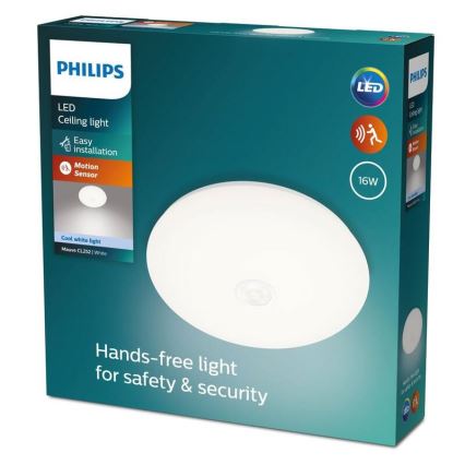 Philips - LED Stropna svjetiljka sa senzorom LED/16W/230V 4000K