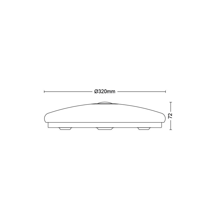 Philips - LED Stropna svjetiljka sa senzorom LED/16W/230V 4000K