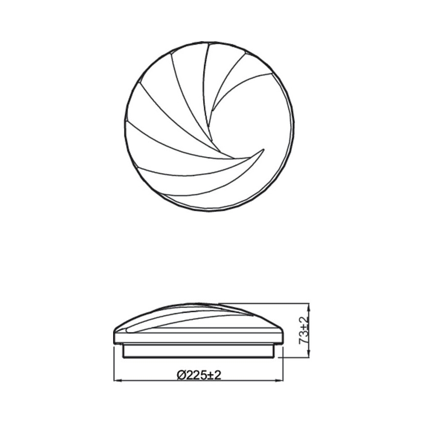 Philips - LED Stropna svjetiljka SHORE LED/6W/230V