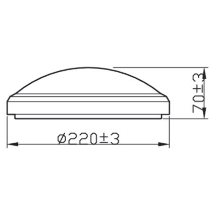 Philips - LED Stropna svjetiljka za kupaonicu BALANCE LED/6W/230V IP44