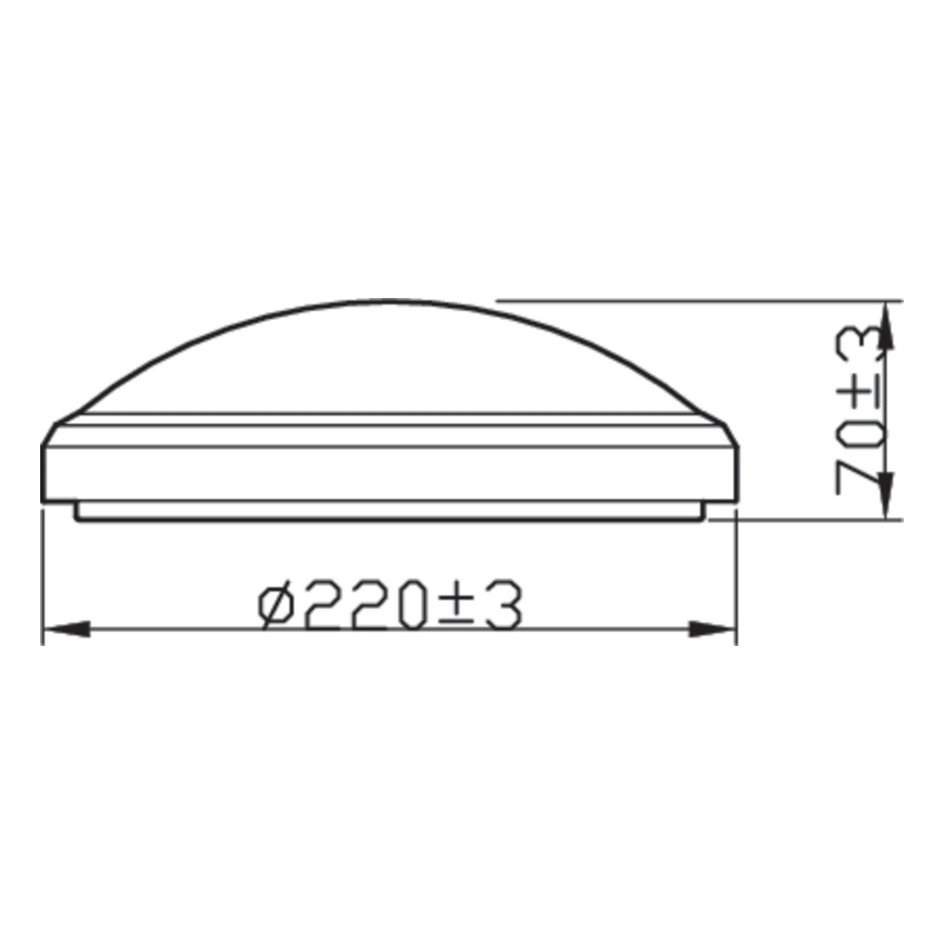 Philips - LED Stropna svjetiljka za kupaonicu BALANCE LED/6W/230V IP44