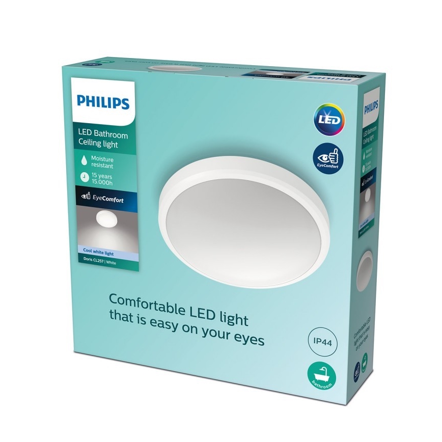 Philips - LED Stropna svjetiljka za kupaonicu LED/17W/230V 4000K IP44