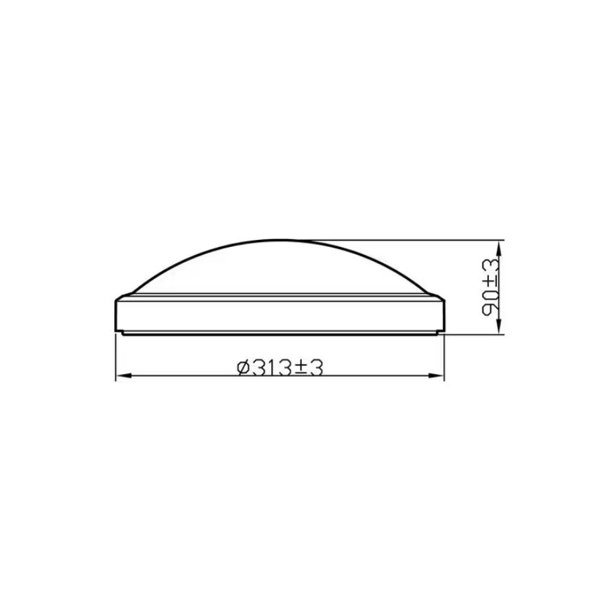 Philips - LED Stropna svjetiljka za kupaonicu LED/17W/230V 4000K IP44