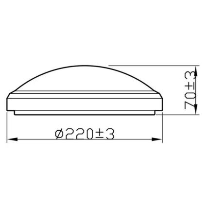 Philips - LED Stropna svjetiljka za kupaonicu LED/6W/230V 2700K IP44