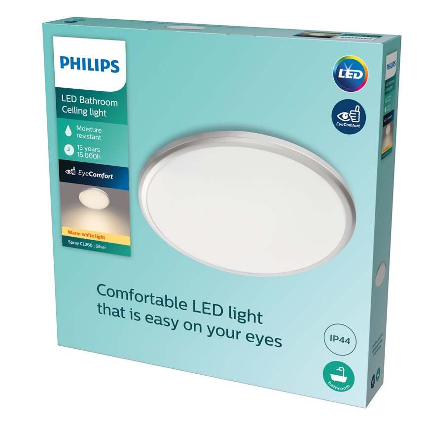 Philips - LED Stropna svjetiljka za kupaonicu LED/17W/230V IP44