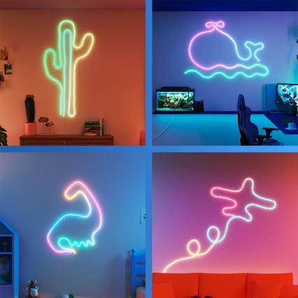 Philips - LED RGBIC trak s mogućnošću prigušivanja SMART NEON FLEX 10m LED/45W/230V 2700-6500K Wi-Fi