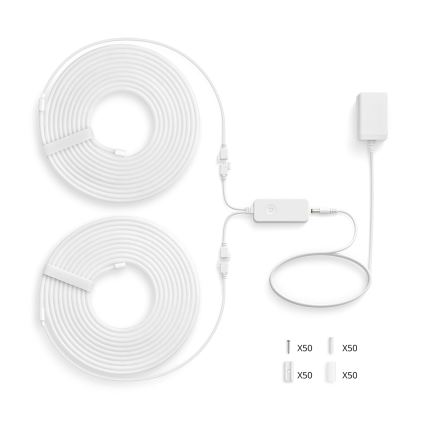 Philips - LED RGBIC trak s mogućnošću prigušivanja SMART NEON FLEX 10m LED/45W/230V 2700-6500K Wi-Fi