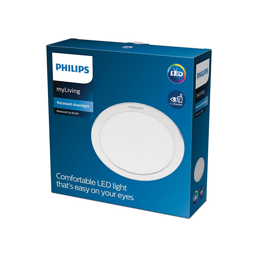 Philips - LED Ugradbena svjetiljka LED/17W/230V 4000K