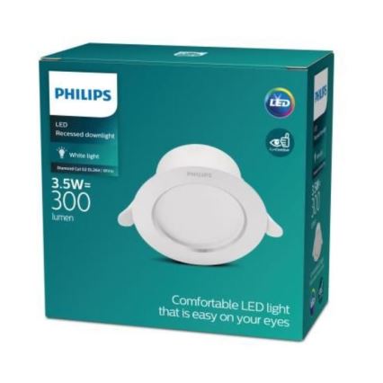 Philips - LED Ugradbena svjetiljka LED/3,5W/230V 3000K