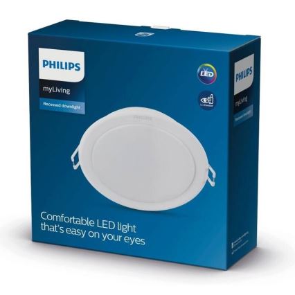 Philips - LED Ugradbena svjetiljka MESON LED/12,5W/230V 6500K