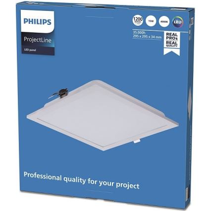 Philips - LED Ugradbena svjetiljka PROJECTLINE LED/15W/230V 29,5x29,5 cm