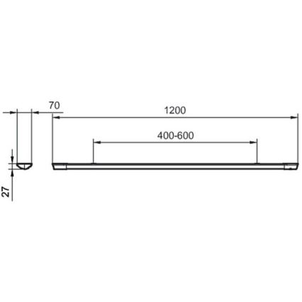 Philips - LED Ugradbena svjetiljka PROJECTLINE LED/30W/230V