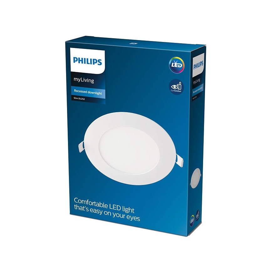 Philips - LED Ugradbena svjetiljka SLIM LED/9W/230V 3000K
