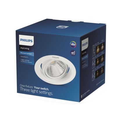 Philips - LED Ugradbena svjetiljka LED/4,5W/230V 2700K