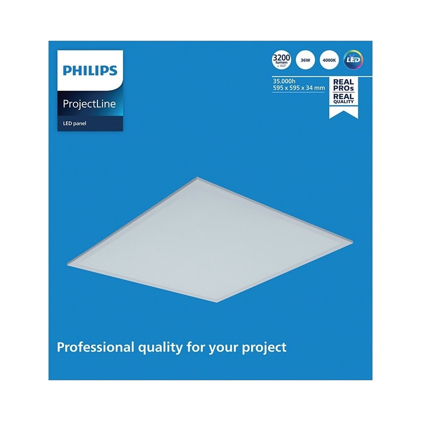 Philips - LED Ugradbeni panel PROJECTLINE LED/36W/230V 59,5x59,5 cm