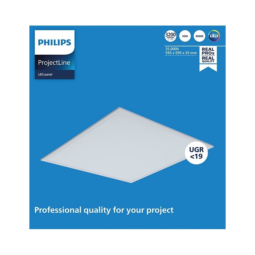 Philips - LED Ugradbeni panel PROJECTLINE LED/36W/230V 59,5x59,5 cm