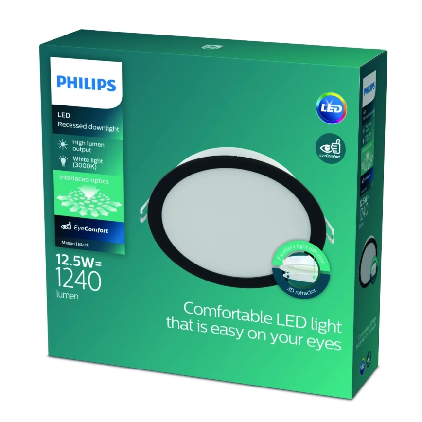 Philips - LED ugradna stropna svjetiljka MESON LED/12,5W/230V 3000K