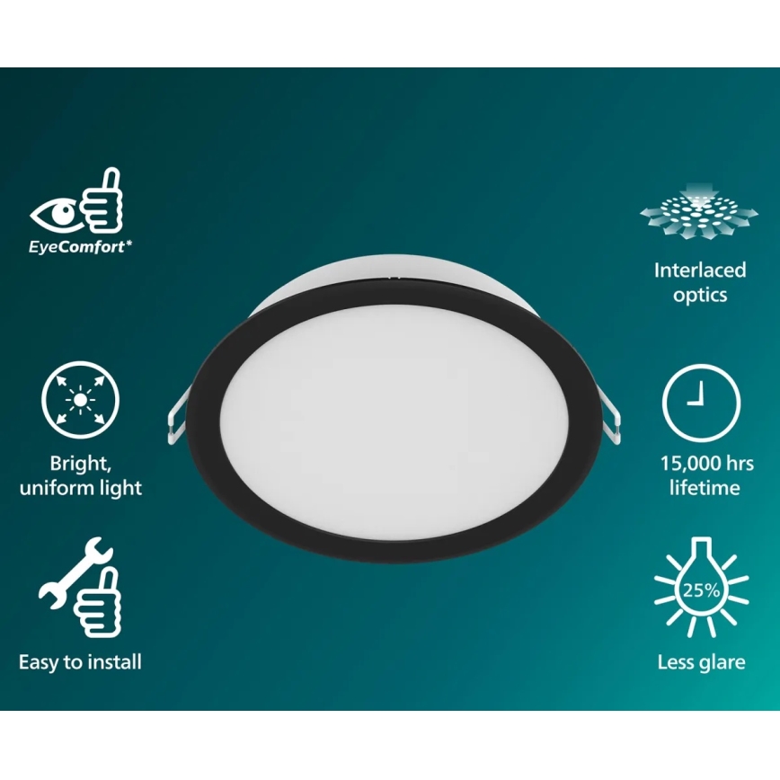 Philips - LED ugradna svjetiljka MESON LED/20W/230V 3000K