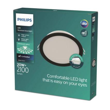 Philips - LED ugradna svjetiljka MESON LED/20W/230V 3000K